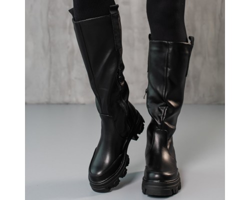 Сапоги женские Fashion Yentl 3870 39 размер 25 см Черный Сапоги женские Fashion Yentl 3870 39 размер 25 см Черный