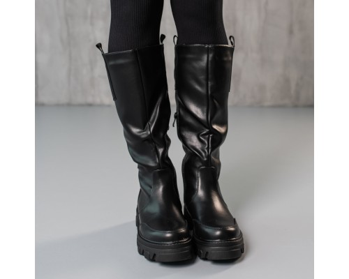 Сапоги женские Fashion Yentl 3870 39 размер 25 см Черный Сапоги женские Fashion Yentl 3870 39 размер 25 см Черный