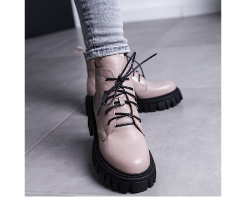 Ботинки женские Fashion Clyde 3443 36 размер 23,5 см Бежевый Ботинки женские Fashion Clyde 3443 36 размер 23,5 см Бежевый