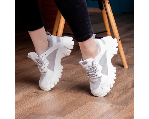 Женские сникеры Fashion Manchas 2065 38 размер 24 см Белый Женские сникеры Fashion Manchas 2065 38 размер 24 см Белый