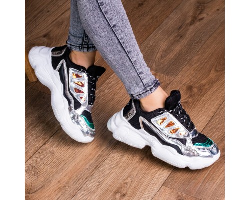 Женские кроссовки Fashion Queno 1993 37 размер 23,5 см Черный Женские кроссовки Fashion Queno 1993 37 размер 23,5 см Черный