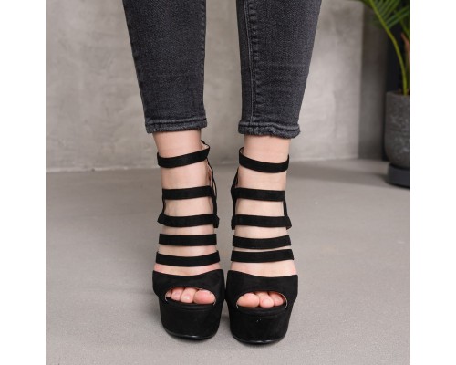 Женские босоножки Fashion Abigayle 3930 38 размер 24,5 см Черный Женские босоножки Fashion Abigayle 3930 38 размер 24,5 см Черный