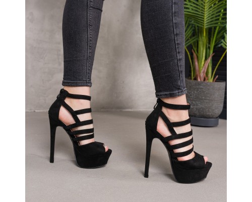 Женские босоножки Fashion Abigayle 3930 38 размер 24,5 см Черный Женские босоножки Fashion Abigayle 3930 38 размер 24,5 см Черный