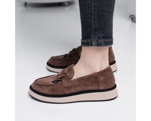 Лоферы женские Fashion Irma 3924 39 размер 25 см Коричневый Лоферы женские Fashion Irma 3924 39 размер 25 см Коричневый