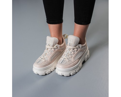 Кроссовки женские Fashion Above 3760 40 размер 25 см Бежевый Кроссовки женские Fashion Above 3760 40 размер 25 см Бежевый
