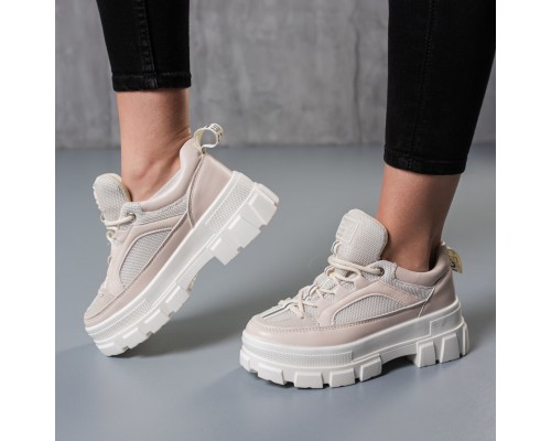 Кроссовки женские Fashion Above 3760 40 размер 25 см Бежевый Кроссовки женские Fashion Above 3760 40 размер 25 см Бежевый