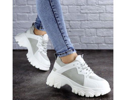 Женские сникеры Fashion Manchas 2065 38 размер 24 см Белый Женские сникеры Fashion Manchas 2065 38 размер 24 см Белый
