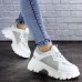 Женские сникеры Fashion Manchas 2065 38 размер 24 см Белый