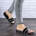 Женские шлепки Fashion Brutus 1744 36 размер 22,5 см Черный