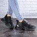 Сникеры женские Fashion Basey 2128 39 размер 24 см Черный