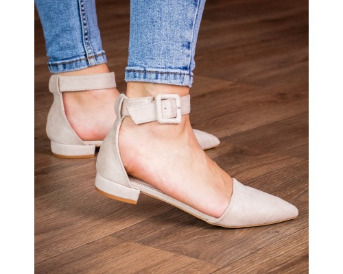 Туфли женские Fashion Zeke 2438 37 размер 24 см Бежевый Туфли женские Fashion Zeke 2438 37 размер 24 см Бежевый