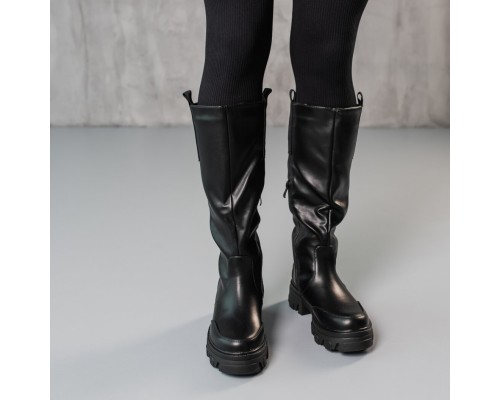 Сапоги женские Fashion Yentl 3870 39 размер 25 см Черный Сапоги женские Fashion Yentl 3870 39 размер 25 см Черный