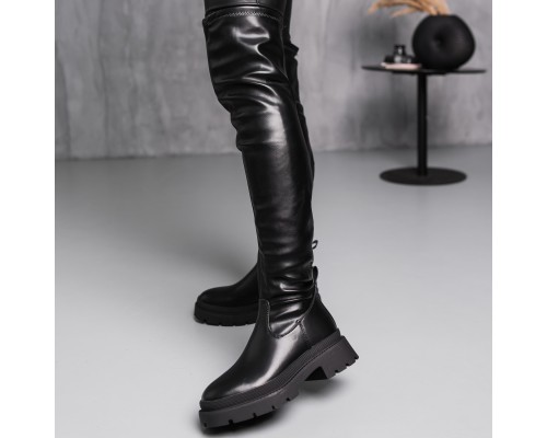 Ботфорты женские зимние Fashion Arion 3884 38 размер 24,5 см Черный Ботфорты женские зимние Fashion Arion 3884 38 размер 24,5 см Черный