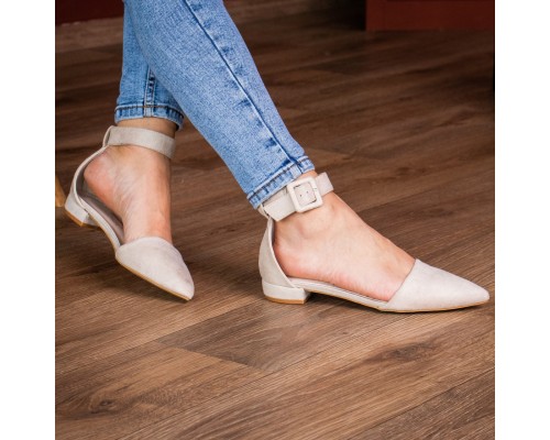 Туфли женские Fashion Zeke 2438 37 размер 24 см Бежевый Туфли женские Fashion Zeke 2438 37 размер 24 см Бежевый