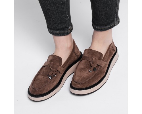 Лоферы женские Fashion Irma 3924 40 размер 25,5 см Коричневый Лоферы женские Fashion Irma 3924 40 размер 25,5 см Коричневый