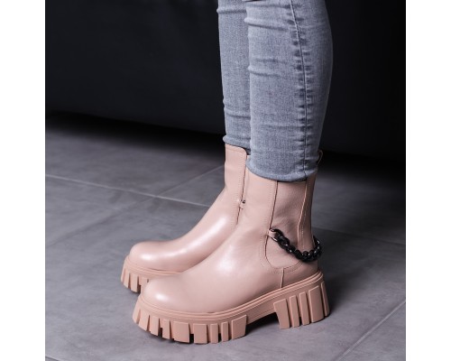 Ботинки женские Fashion Leith 3466 40 размер 25,5 см Бежевый Ботинки женские Fashion Leith 3466 40 размер 25,5 см Бежевый