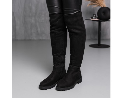 Ботфорты женские зимние Fashion Carrots 3882 37 размер 24 см Черный Ботфорты женские зимние Fashion Carrots 3882 37 размер 24 см Черный