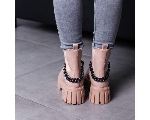 Ботинки женские Fashion Leith 3466 40 размер 25,5 см Бежевый Ботинки женские Fashion Leith 3466 40 размер 25,5 см Бежевый