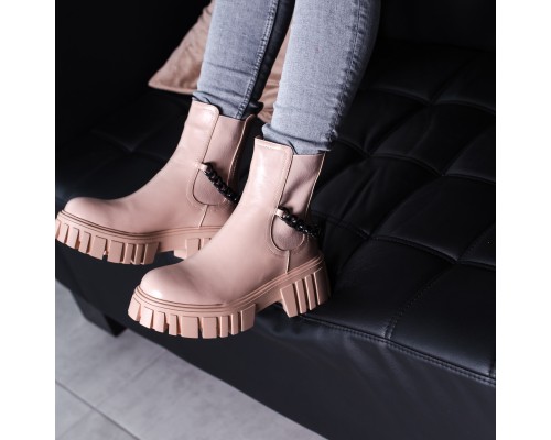 Ботинки женские Fashion Leith 3466 40 размер 25,5 см Бежевый Ботинки женские Fashion Leith 3466 40 размер 25,5 см Бежевый