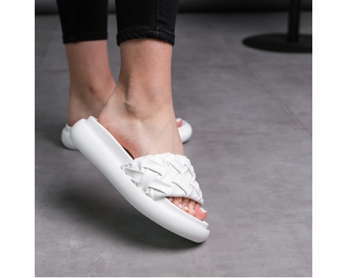 Шлепанцы женские Fashion Duke 3680 37 размер 24 см Белый Шлепанцы женские Fashion Duke 3680 37 размер 24 см Белый
