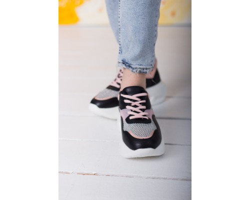 Кроссовки женские Fashion Qihai 2654 38 размер 24,5 см Черный Кроссовки женские Fashion Qihai 2654 38 размер 24,5 см Черный