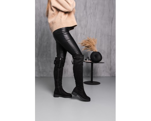 Ботфорты женские зимние Fashion Carrots 3882 38 размер 24,5 см Черный Ботфорты женские зимние Fashion Carrots 3882 38 размер 24,5 см Черный