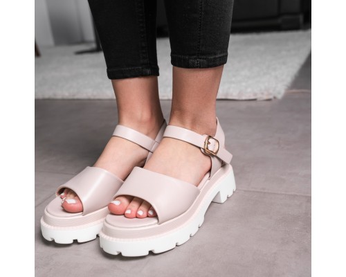 Женские сандалии Fashion Bean 3650 39 размер 25 см Бежевый Женские сандалии Fashion Bean 3650 39 размер 25 см Бежевый