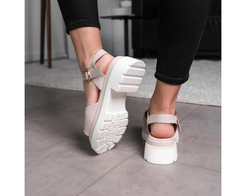 Женские сандалии Fashion Bean 3650 39 размер 25 см Бежевый Женские сандалии Fashion Bean 3650 39 размер 25 см Бежевый