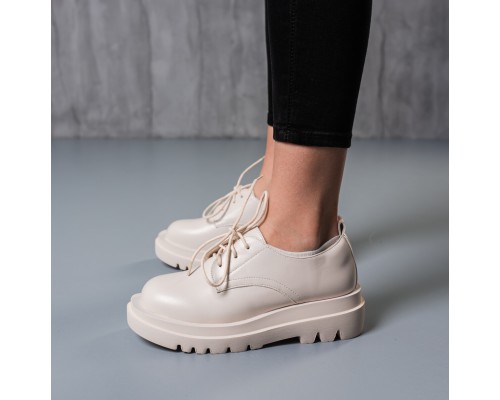 Броги женские Fashion Hogan 3792 38 размер 24 см Бежевый Броги женские Fashion Hogan 3792 38 размер 24 см Бежевый