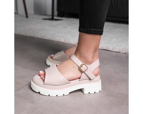 Женские сандалии Fashion Bean 3650 39 размер 25 см Бежевый Женские сандалии Fashion Bean 3650 39 размер 25 см Бежевый