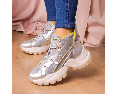 Ботинки женские Fashion Rowan 2395 38 размер 24,5 см Серебро Ботинки женские Fashion Rowan 2395 38 размер 24,5 см Серебро