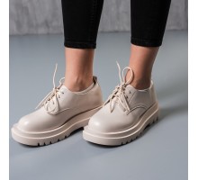 Броги женские Fashion Hogan 3792 38 размер 24 см Бежевый