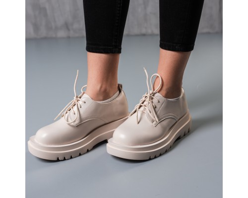 Броги женские Fashion Hogan 3792 38 размер 24 см Бежевый Броги женские Fashion Hogan 3792 38 размер 24 см Бежевый