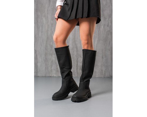 Сапоги женские Fashion Zinnia 3869 41 размер 26 см Черный Сапоги женские Fashion Zinnia 3869 41 размер 26 см Черный