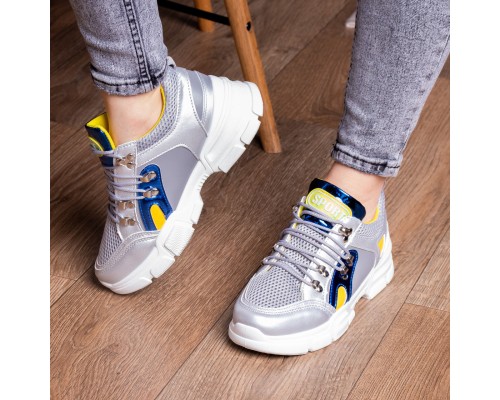 Женские кроссовки Fashion Demmi 1158 38 размер 24 см Серебро Женские кроссовки Fashion Demmi 1158 38 размер 24 см Серебро