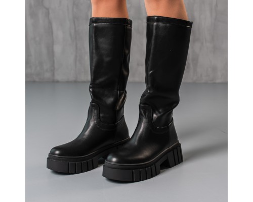 Сапоги женские Fashion Alvira 3867 40 размер 25,5 см Черный Сапоги женские Fashion Alvira 3867 40 размер 25,5 см Черный