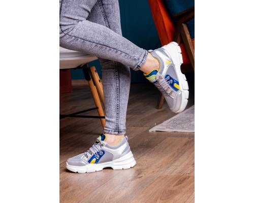 Женские кроссовки Fashion Demmi 1158 38 размер 24 см Серебро Женские кроссовки Fashion Demmi 1158 38 размер 24 см Серебро