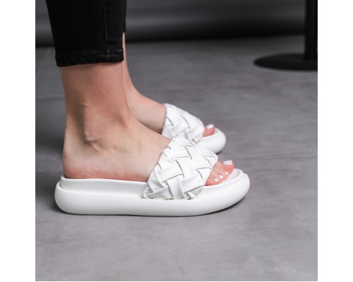 Шлепанцы женские Fashion Duke 3680 40 размер 25,5 см Белый Шлепанцы женские Fashion Duke 3680 40 размер 25,5 см Белый