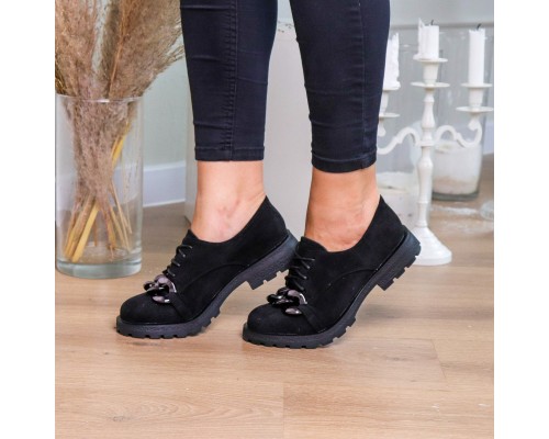 Туфли женские Fashion Cherry 3242 38 размер 24,5 см Черный Туфли женские Fashion Cherry 3242 38 размер 24,5 см Черный