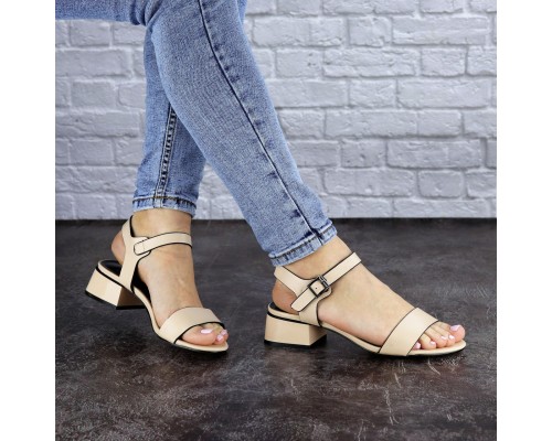 Женские босоножки Fashion Waco 1839 36 размер 23,5 см Бежевый Женские босоножки Fashion Waco 1839 36 размер 23,5 см Бежевый