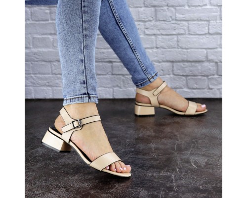 Женские босоножки Fashion Waco 1839 36 размер 23,5 см Бежевый Женские босоножки Fashion Waco 1839 36 размер 23,5 см Бежевый