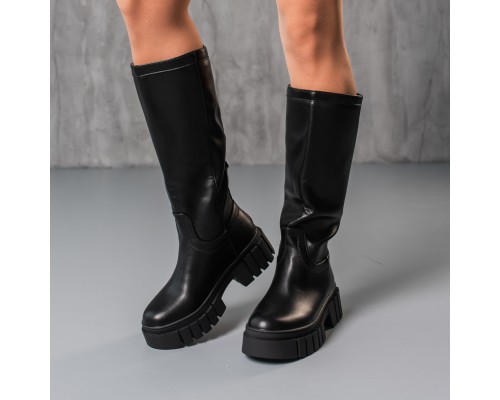 Сапоги женские Fashion Alvira 3867 40 размер 25,5 см Черный Сапоги женские Fashion Alvira 3867 40 размер 25,5 см Черный