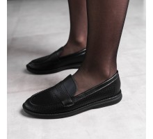 Мокасины женские Fashion Stella 3571 36 размер 23,5 см Черный