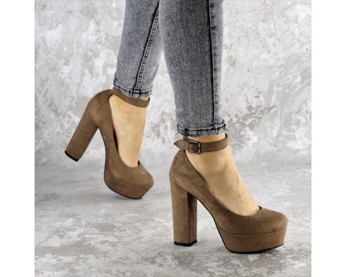 Туфли женские на каблуке Fashion Marigoal 2373 37 размер 24 см Коричневый Туфли женские на каблуке Fashion Marigoal 2373 37 размер 24 см Коричневый