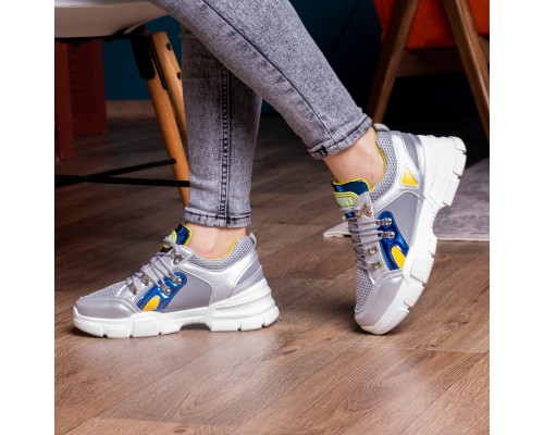Женские кроссовки Fashion Demmi 1158 40 размер 25 см Серебро Женские кроссовки Fashion Demmi 1158 40 размер 25 см Серебро
