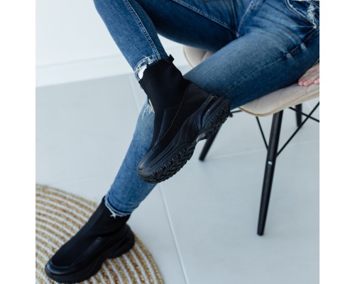 Ботинки женские Fashion Maple 3319 37 размер 24 см Черный Ботинки женские Fashion Maple 3319 37 размер 24 см Черный