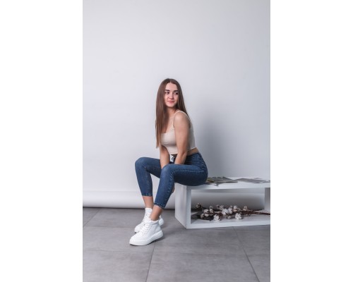 Кроссовки женские Fashion Jade 3526 39 размер 24,5 см Белый Кроссовки женские Fashion Jade 3526 39 размер 24,5 см Белый