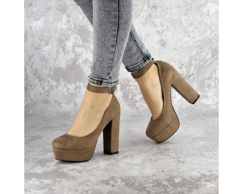 Туфли женские на каблуке Fashion Marigoal 2373 37 размер 24 см Коричневый Туфли женские на каблуке Fashion Marigoal 2373 37 размер 24 см Коричневый