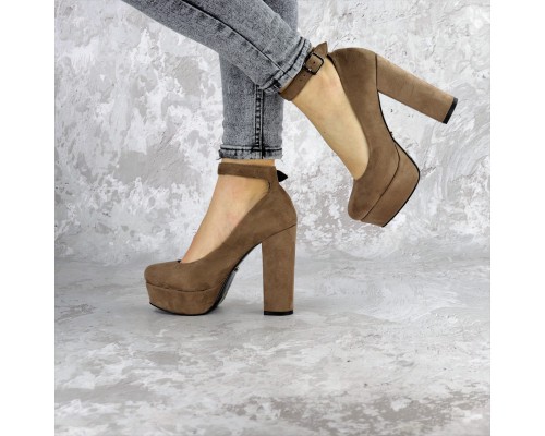 Туфли женские на каблуке Fashion Marigoal 2373 37 размер 24 см Коричневый Туфли женские на каблуке Fashion Marigoal 2373 37 размер 24 см Коричневый