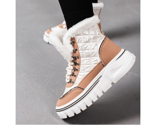 Ботинки женские Fashion Bailey 3384 38 размер 24 см Бежевый Ботинки женские Fashion Bailey 3384 38 размер 24 см Бежевый